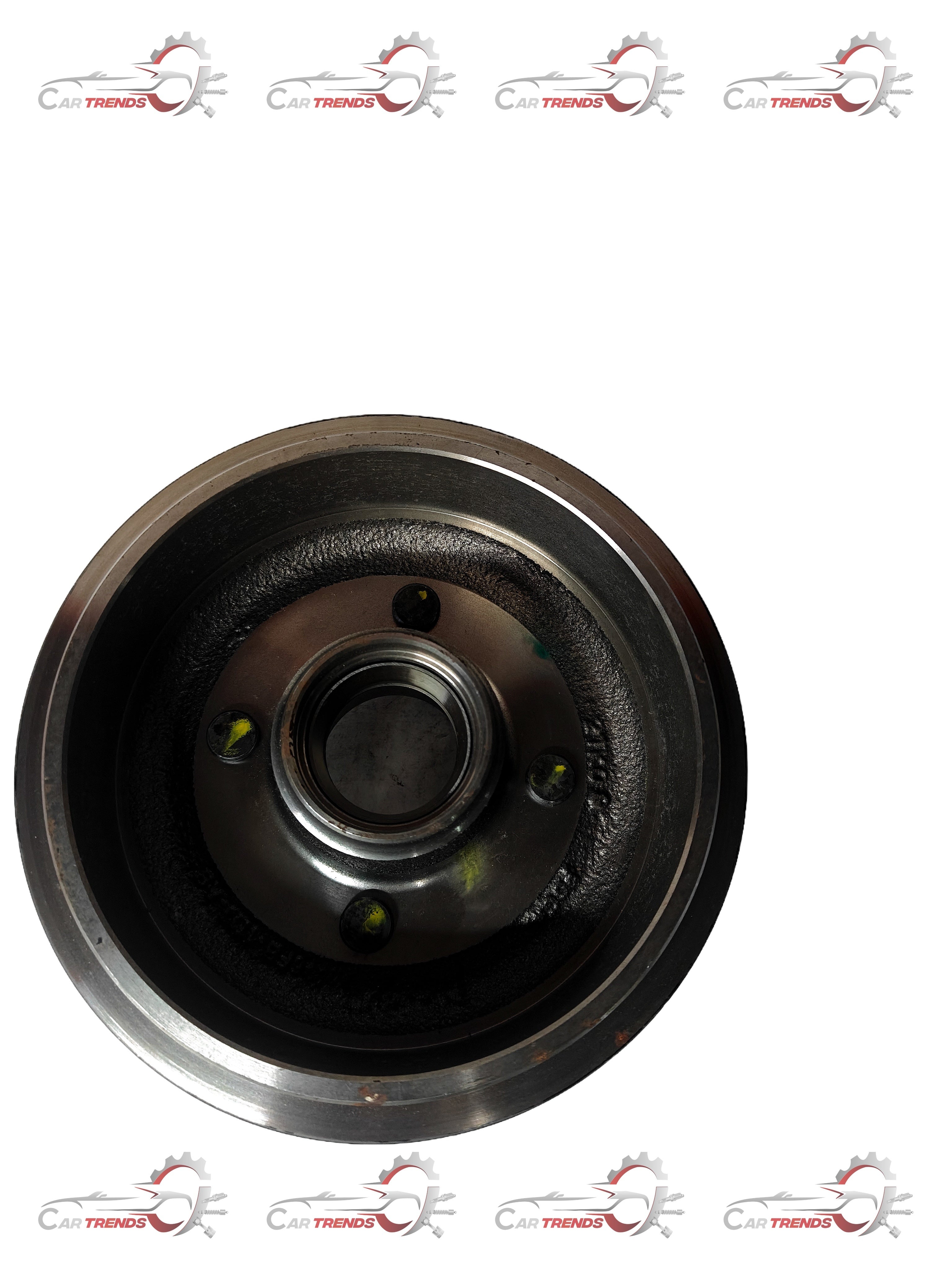 Ford Figo rear wheel hub, automotive part for rear wheel assembly, shown in the image with detailed metal components.