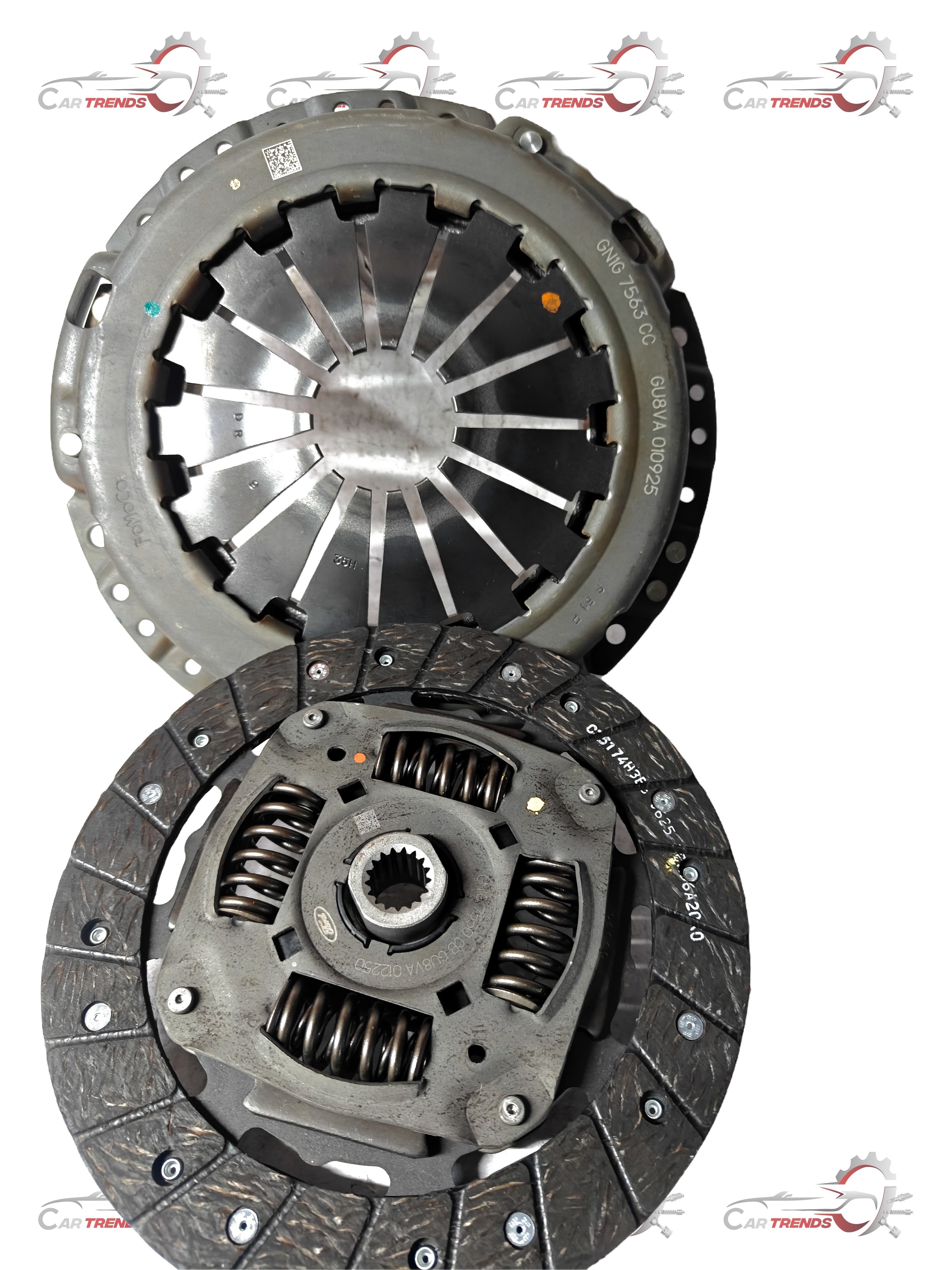 Ford clutch assembly GN1Z7B546F, automotive clutch component with visible disc and pressure plate for Ford vehicles.