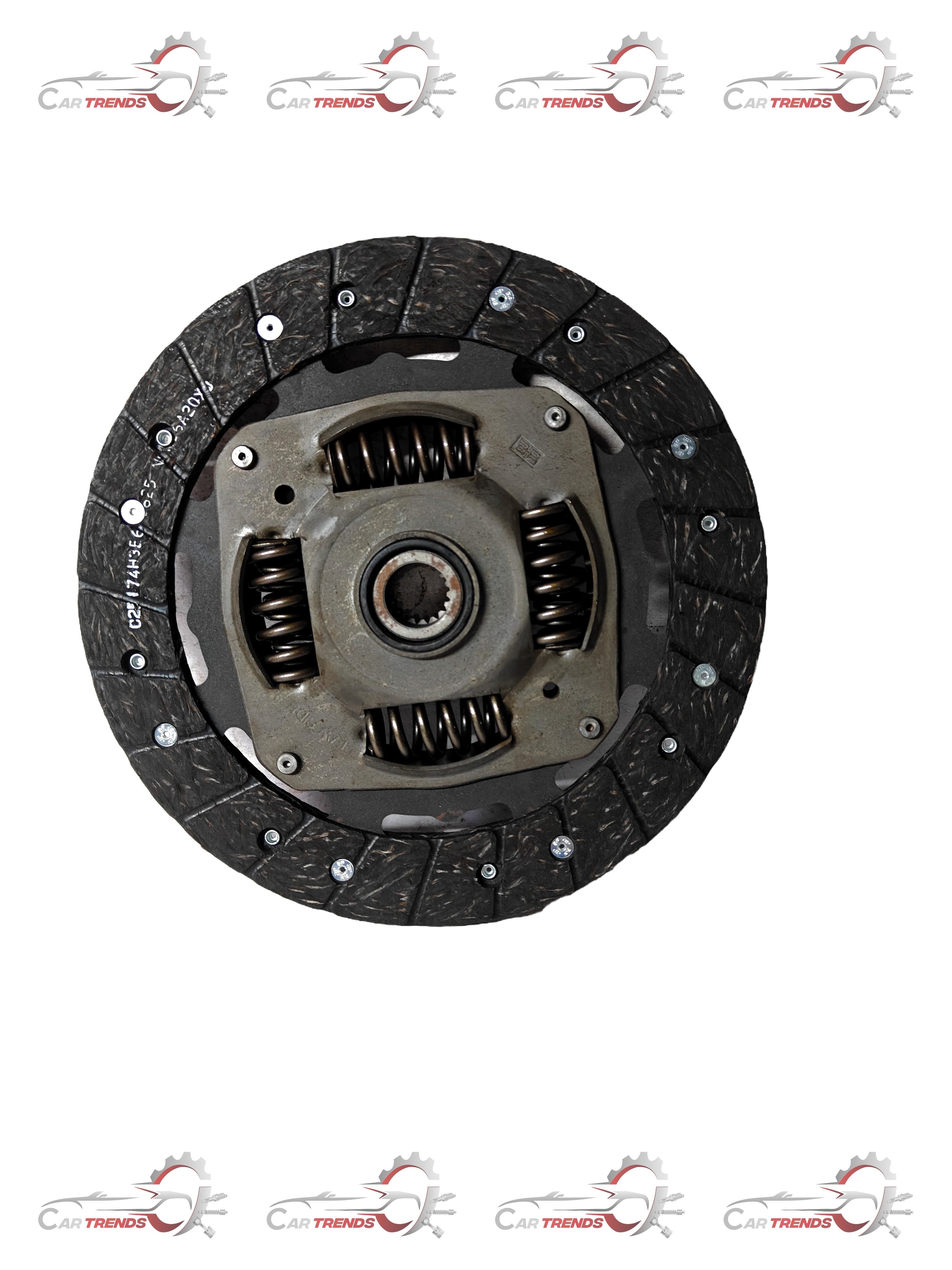 Ford clutch assembly GN1Z7B546F showing the metal pressure plate and clutch disc for automotive repair.