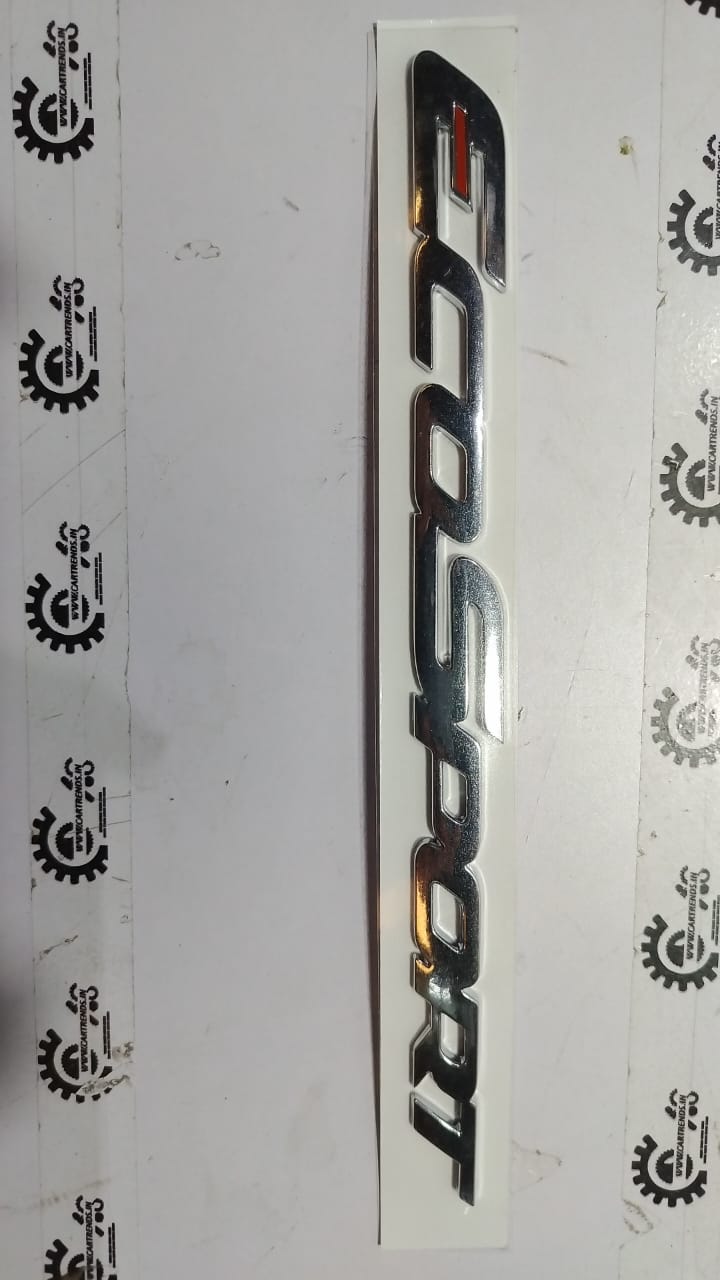 Ford Monogram Ecosport logo badge with Ford branding and monogram design, shown on a vehicle surface.