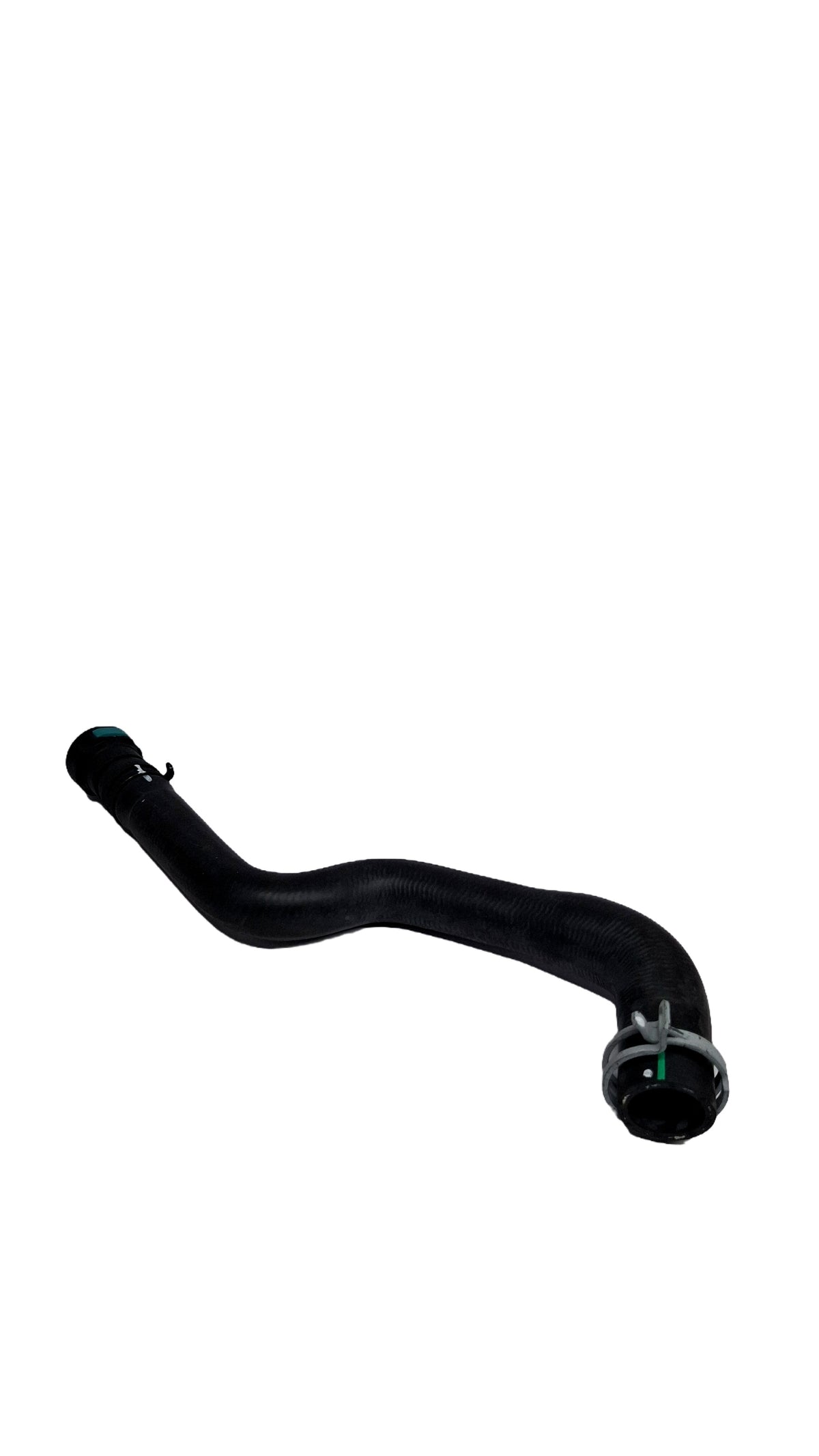 Ford hose heater water component, part BE8Z18472A, designed for vehicle heating and fluid circulation.