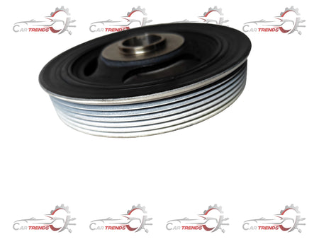 Ford Pulley Crankshaft AV6Z6312A, automotive engine part, showing the pulley with detailed metal surface and mounting holes.