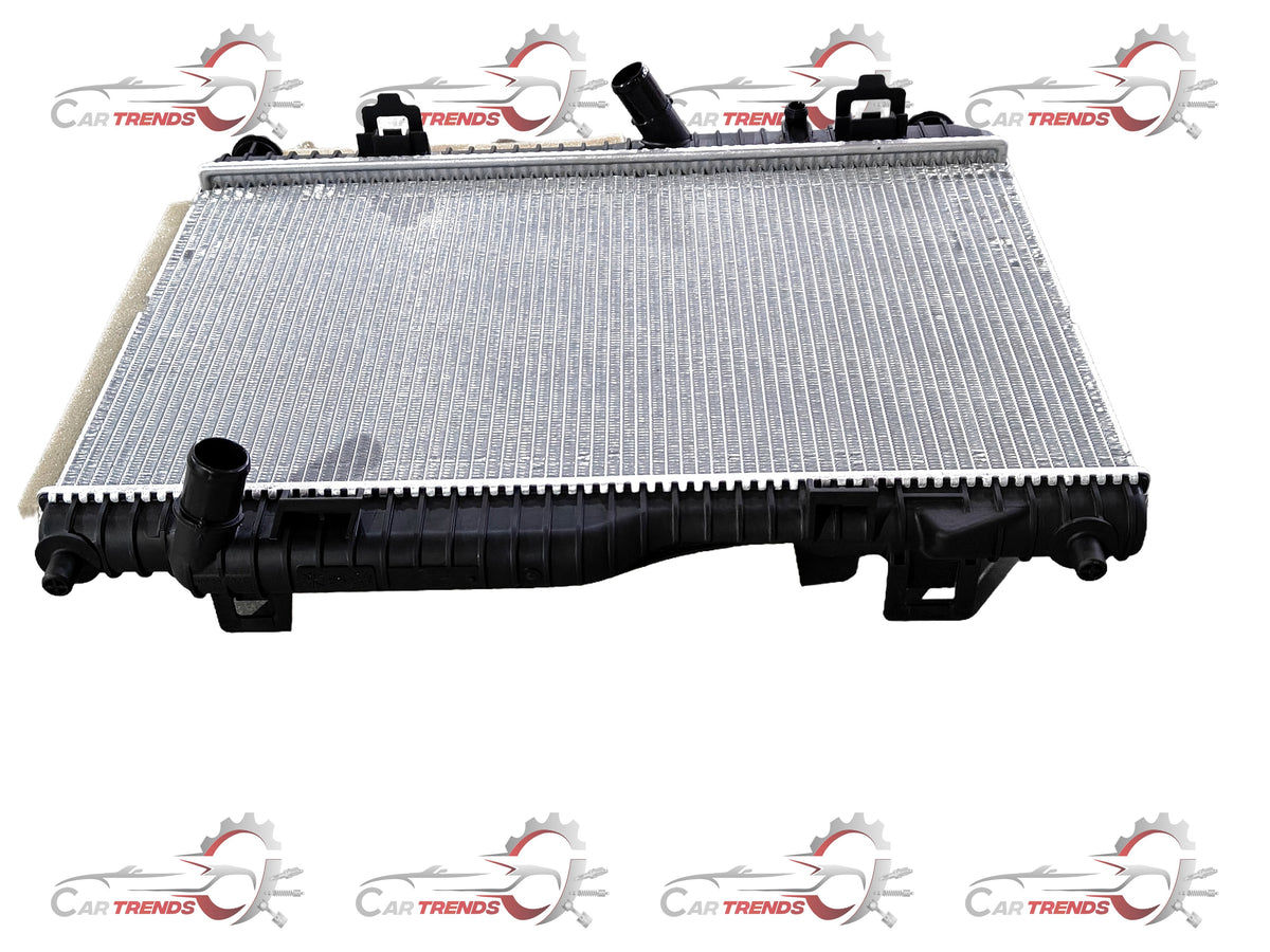Ford radiator model 8V5Z8005B, auto cooling component, with visible metal fins and plastic tanks, designed for vehicle cooling system.