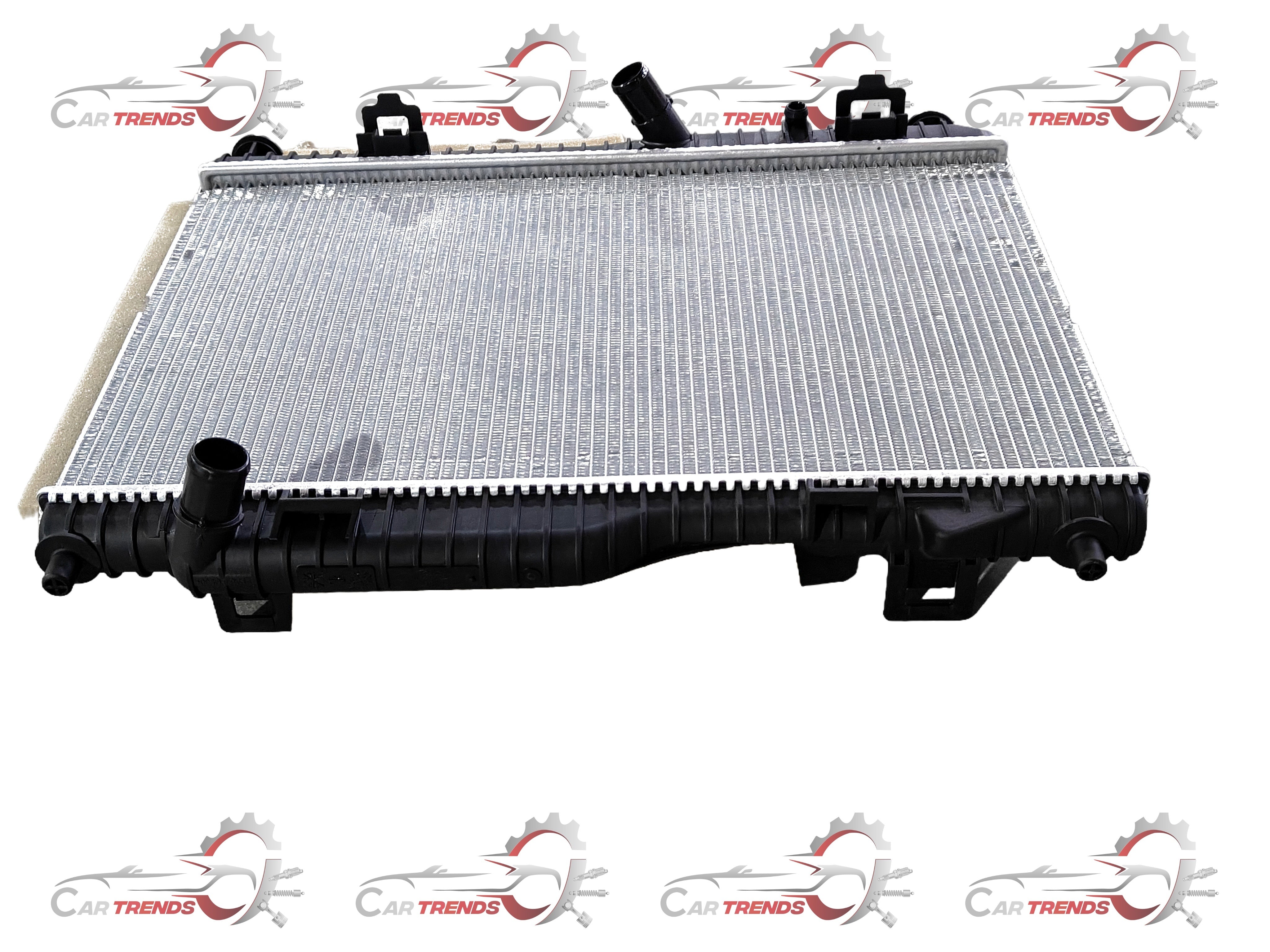 Ford radiator model 8V5Z8005B, auto cooling component, with visible metal fins and plastic tanks, designed for vehicle cooling system.