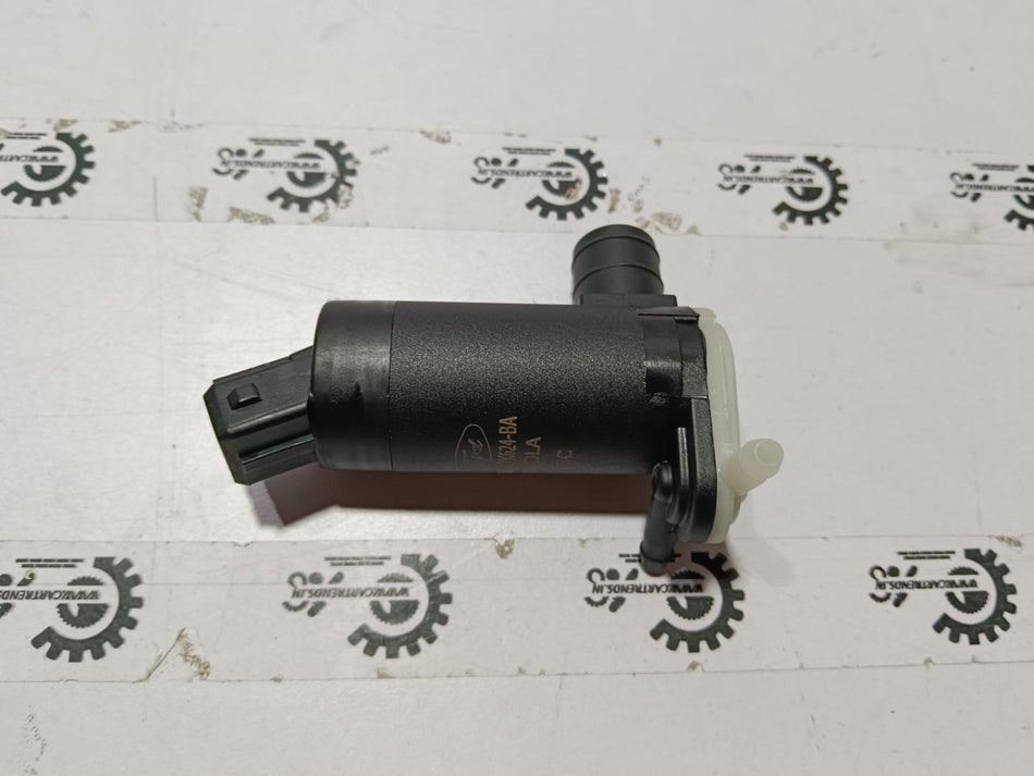 Ford EcoSport wiper motor YS4Z17664BA, automotive part, shown in black with electrical connections, for windshield wiper system.