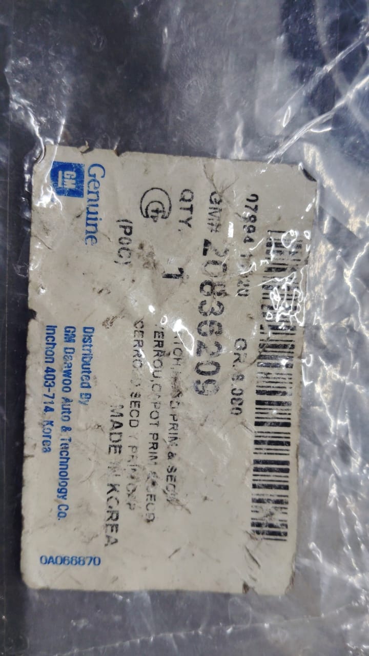 LATCH HOOD PRIM for Captiva Diesel from General Motors, automotive engine component, black metal with mounting points