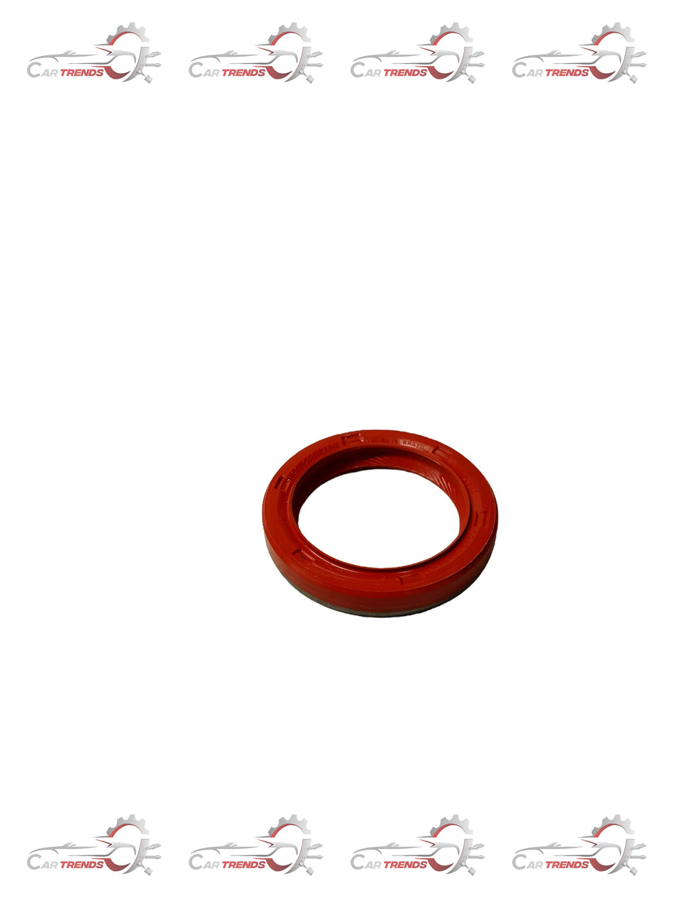 General Motors camshaft seal Corsa S90180529, a black rubber automotive seal for engine protection.