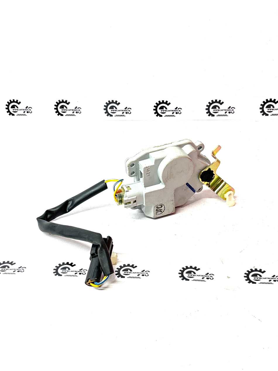 General Motors Tavera back door lock actuator, automotive component for T97598357 model, shown in image.