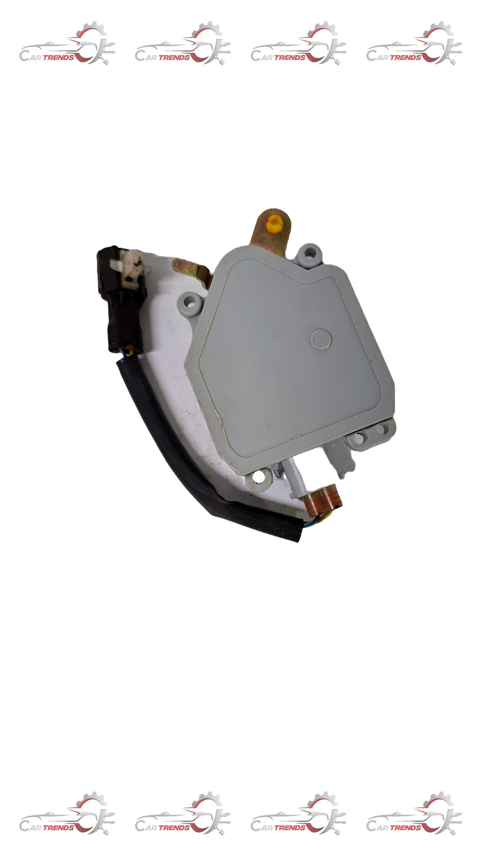 General Motors Tavera front left door actuator, replacement part for T97598331, shown on a vehicle door.