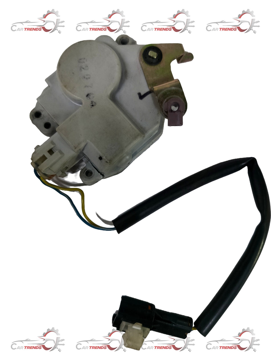 General Motors Tavera front right door actuator for T97598330 model, showing the automotive door component with wiring and mechanical parts.