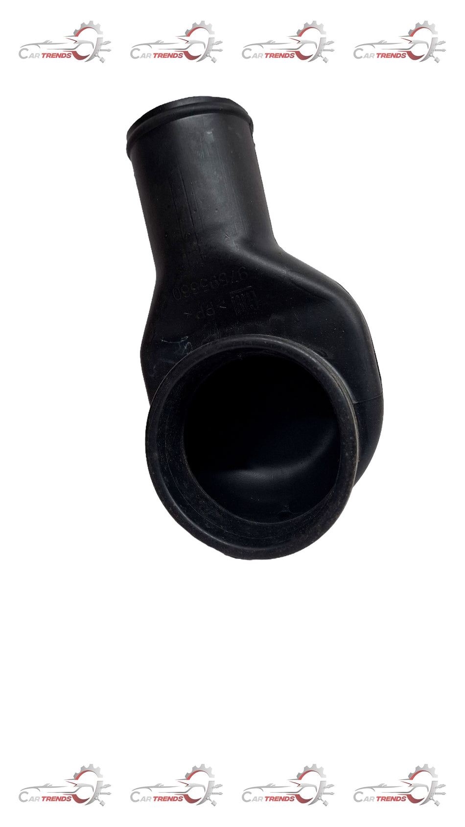 General Motors Tavera 1st Gen air duct, vehicle part, showing the black plastic air duct component for engine airflow.