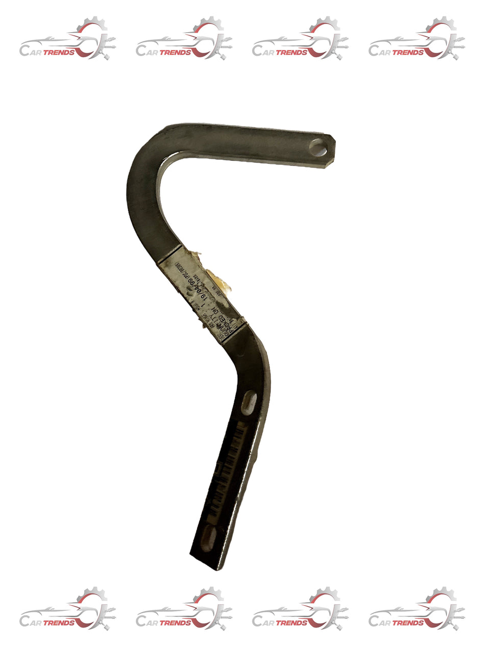 Right hood hinge for Opel Astra by General Motors, showing the metal hinge component used in vehicle engine compartment.