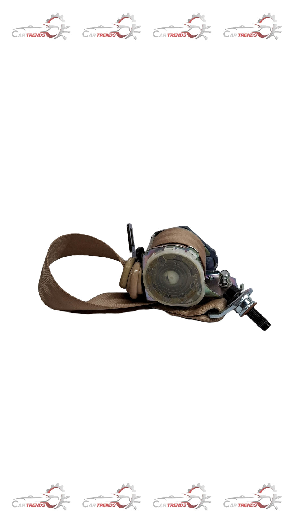 General Motors seat belt for vehicle, model J26201659, featuring durable black fabric and metal buckle for safety.