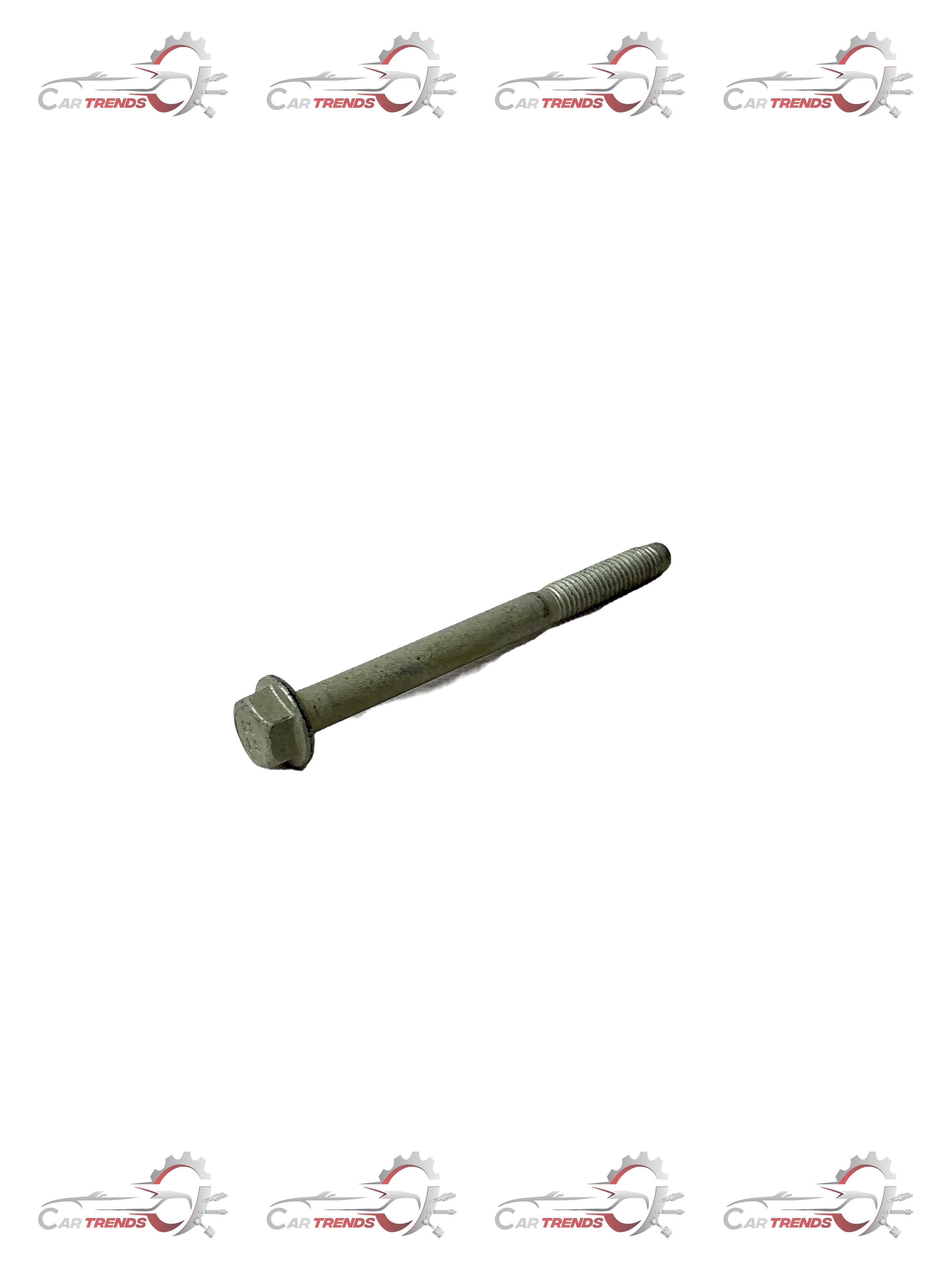 General Motors bolt screw for Cruze A/C compressor, shown in close-up with metallic finish and threading details.