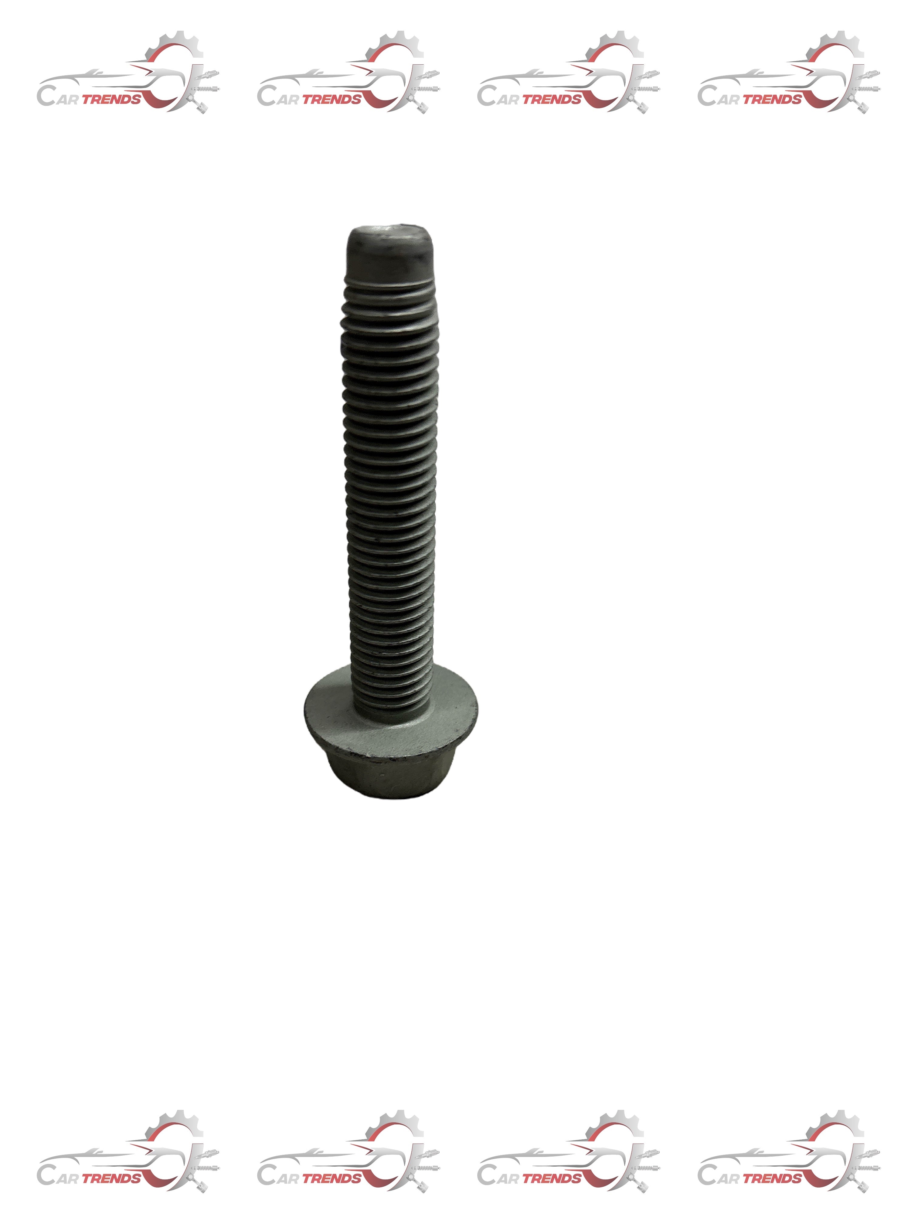 General Motors drivetrain bolt screw for front suspension, part J11589356, shown in a close-up image.
