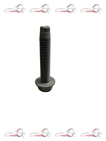 General Motors drivetrain bolt screw for front suspension, part J11589356, shown in a close-up image.