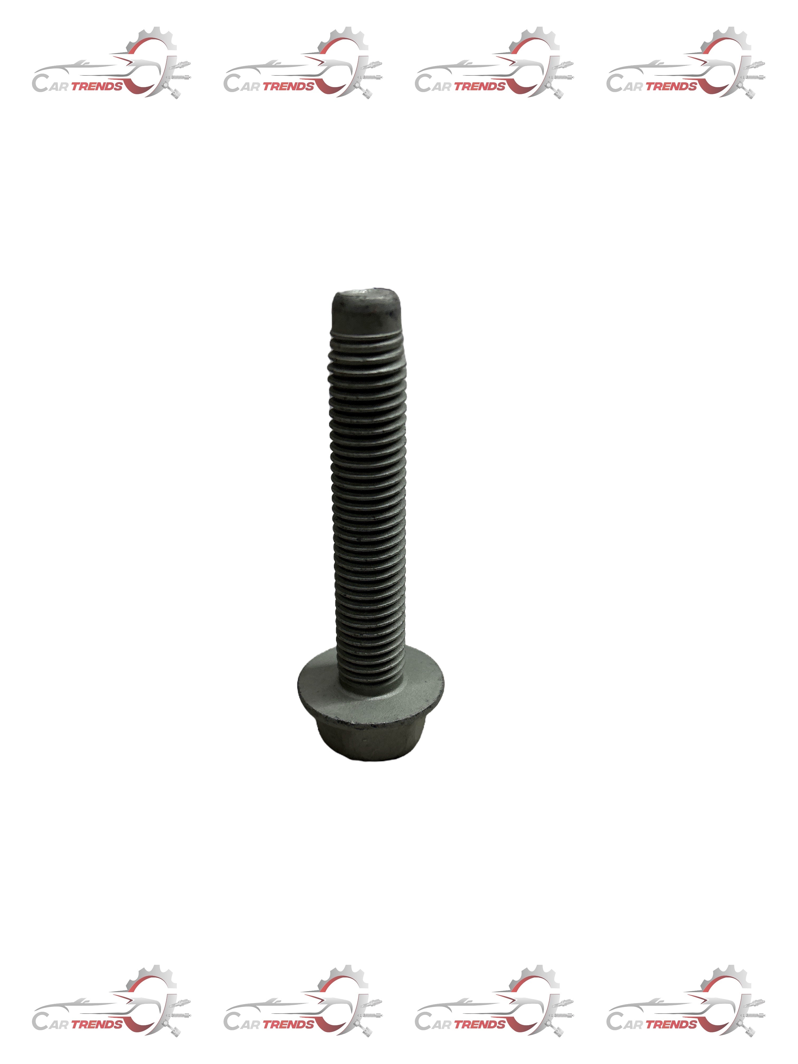 General Motors drivetrain bolt screw for front suspension, part J11589356, shown in the image.