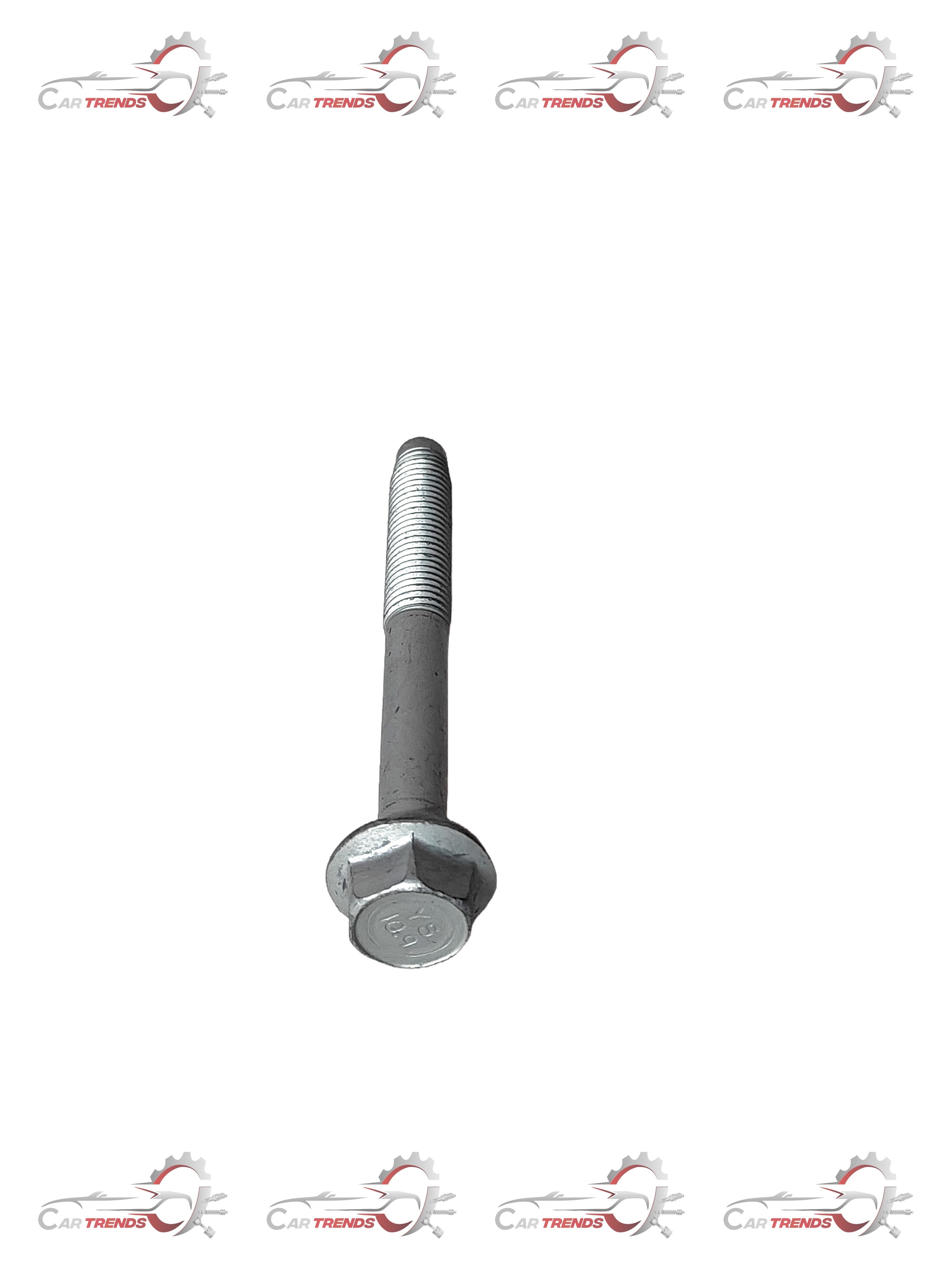 General Motors bolt screw for rear suspension trailing arm, model J11589361, shown in a detailed close-up image.