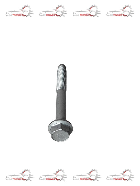 General Motors bolt screw for rear suspension trailing arm, model J11589361, shown in a detailed close-up image.