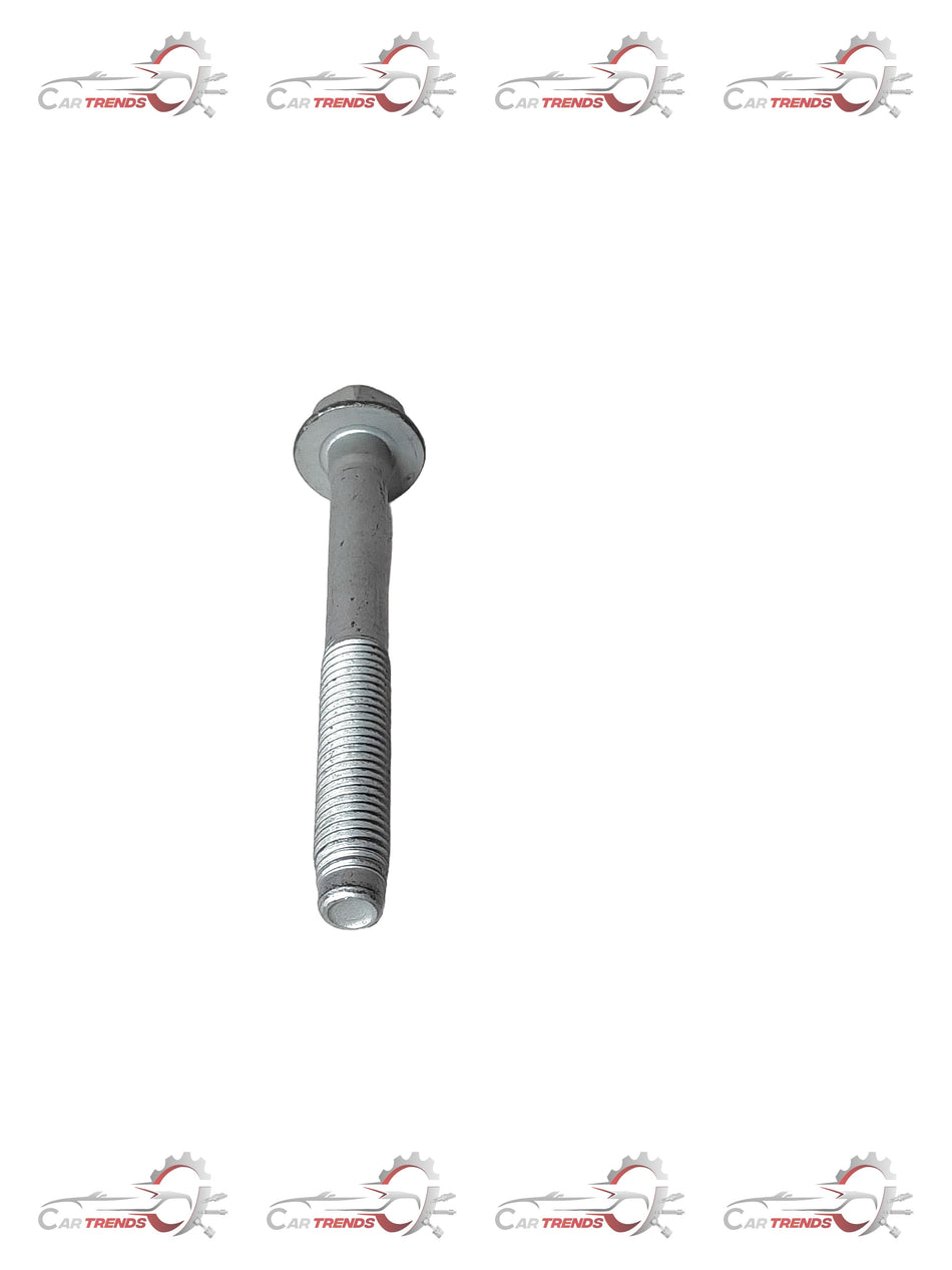 General Motors bolt screw for rear suspension trailing arm, model J11589361, shown on a white background.
