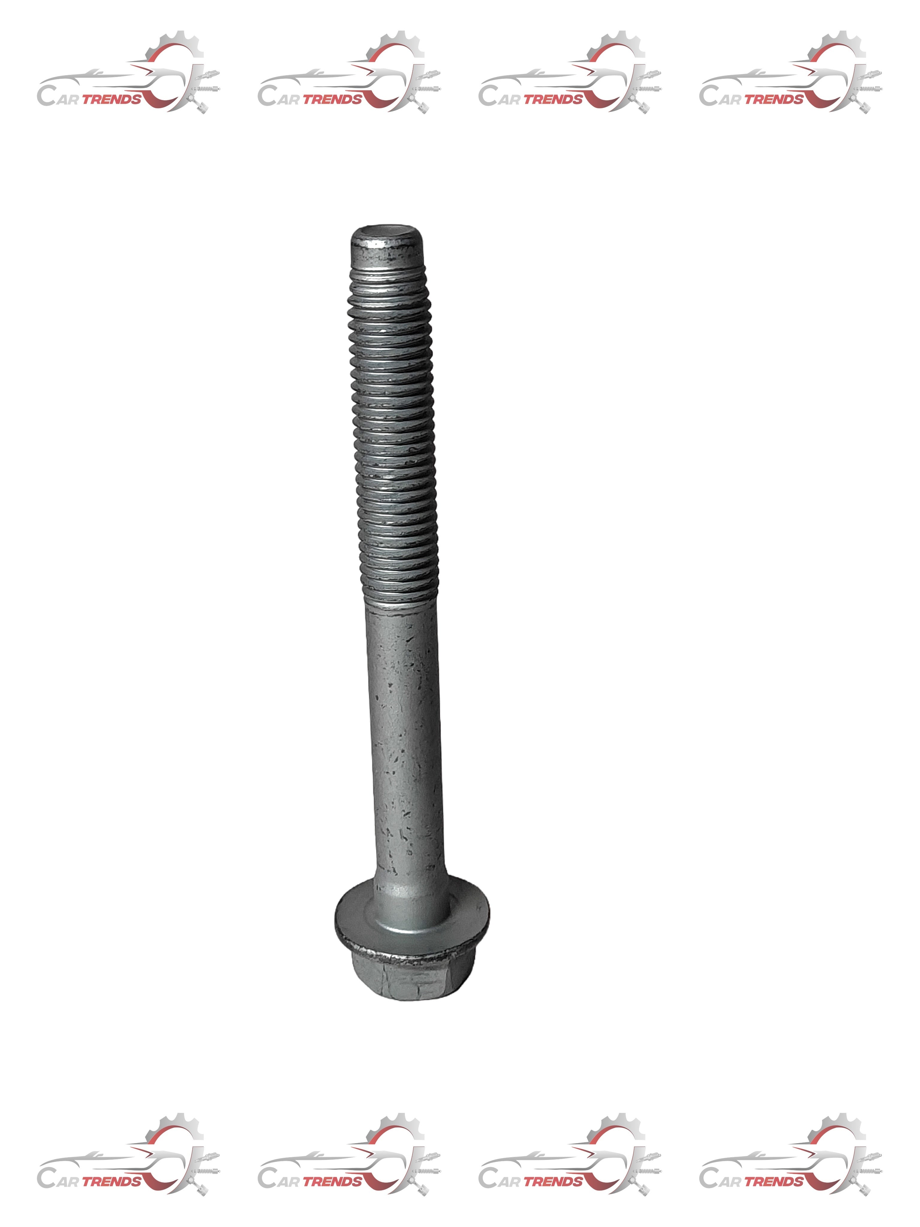 General Motors bolt screw for rear suspension trailing arm, part J11589361, shown in a close-up image.
