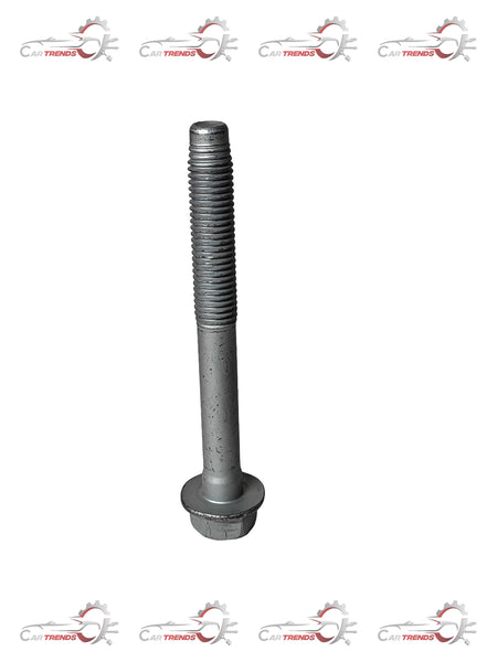 General Motors bolt screw for rear suspension trailing arm, part J11589361, shown in a close-up image.