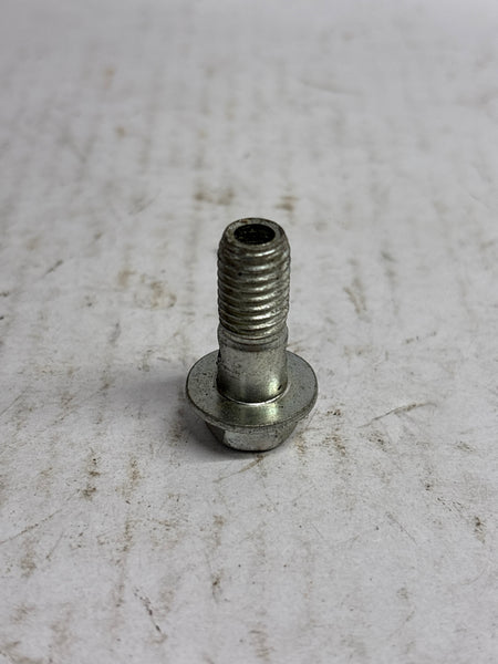 General Motors turbo oil feed pipe bolt and screw for J55575099 engine component, shown in close-up view.