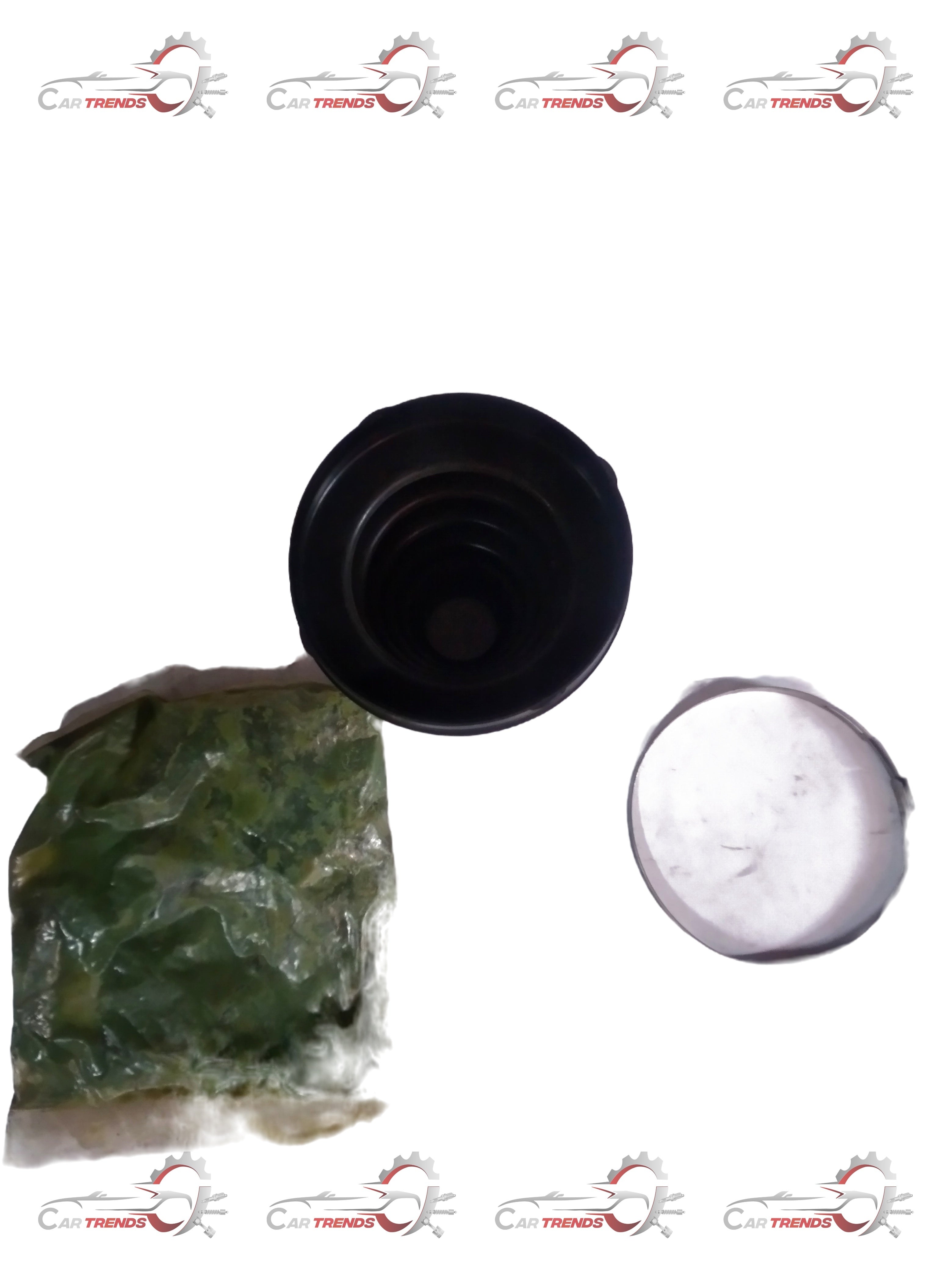 General Motors front wheel drive shaft boot kit for Cruze, part J13318005, shown on a vehicle.
