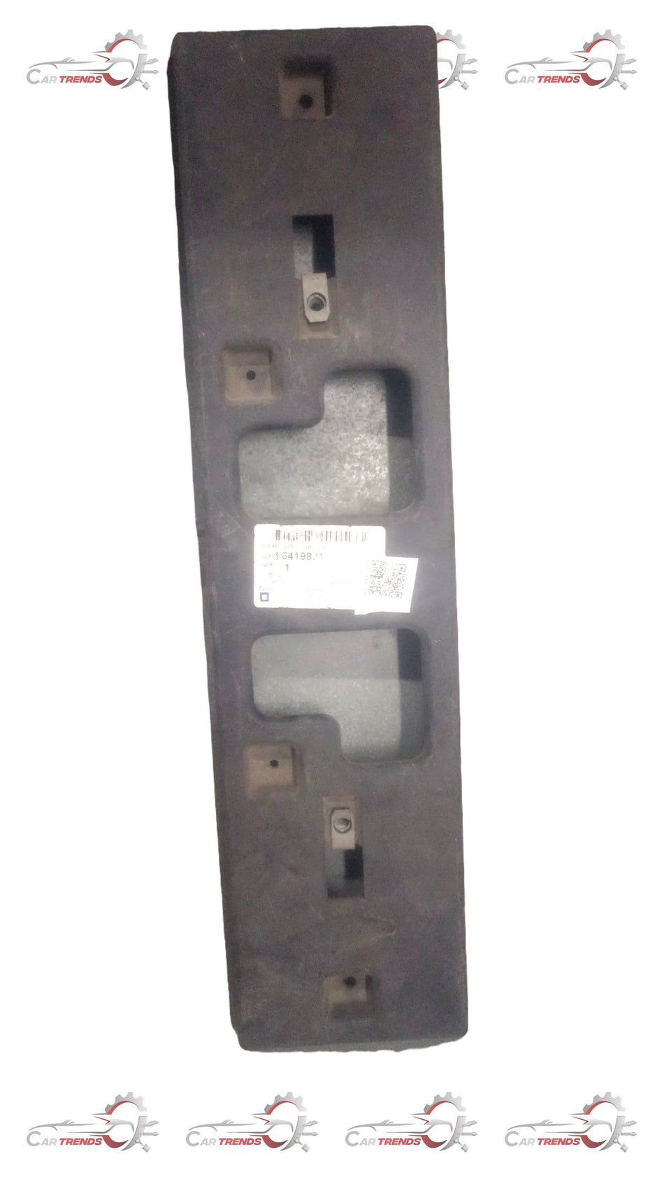 Front L bracket plate for Chevrolet Cruze by General Motors, part J96419891, shown in a close-up view.