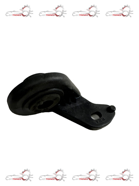 General Motors LH upper radiator bracket for Aveo, part J96536670, shown in black metal with mounting points.