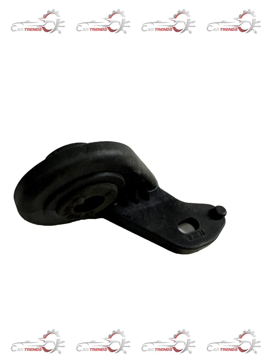 General Motors LH upper radiator bracket for Aveo, part J96536670, shown in black metal with mounting points.
