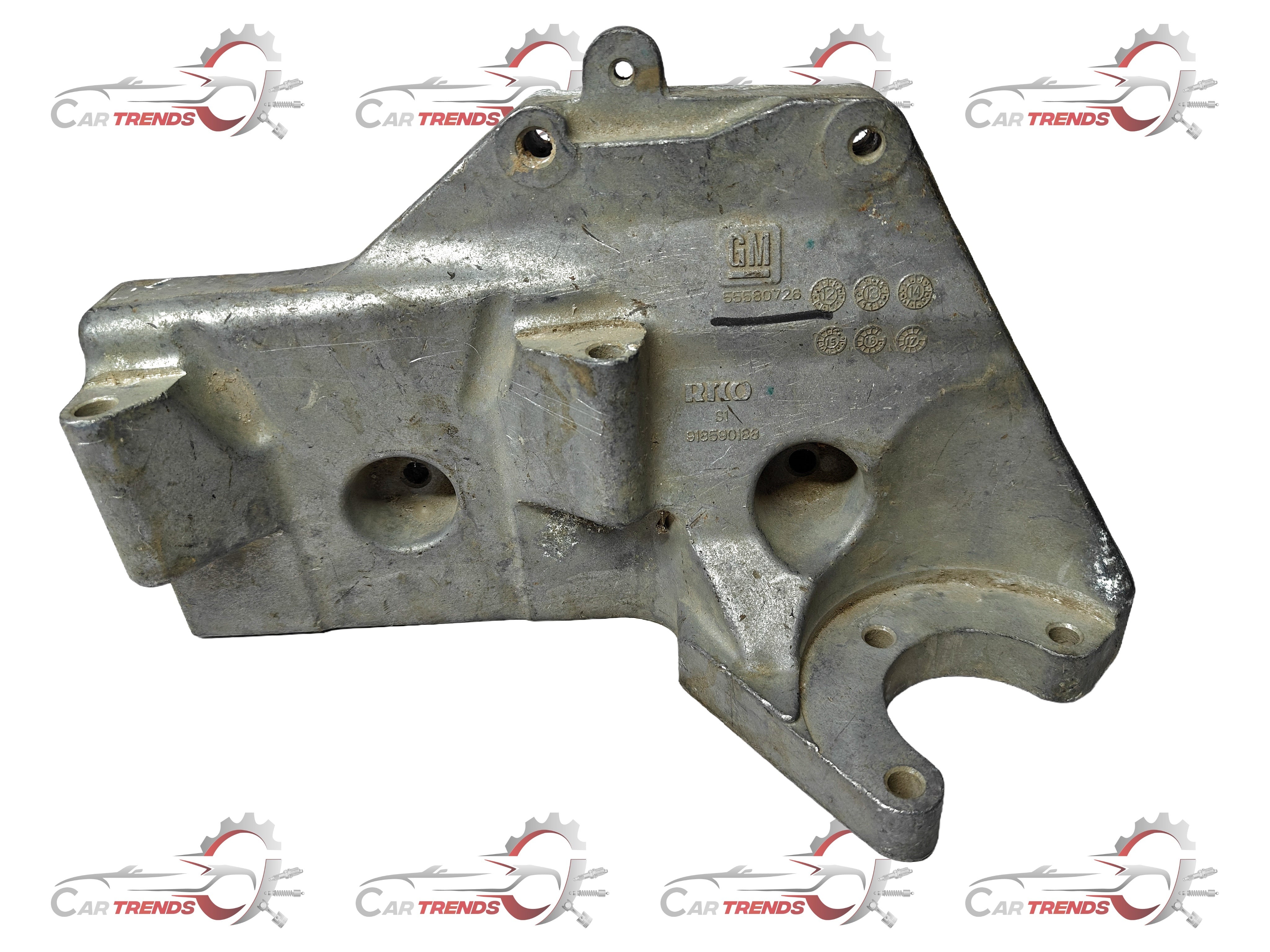 General Motors bracket for P/S pump, part number J55580726, used in automotive power steering systems.