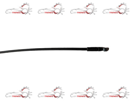 General Motors hood release cable for Aveo J96649314, showing the black cable and mounting components.