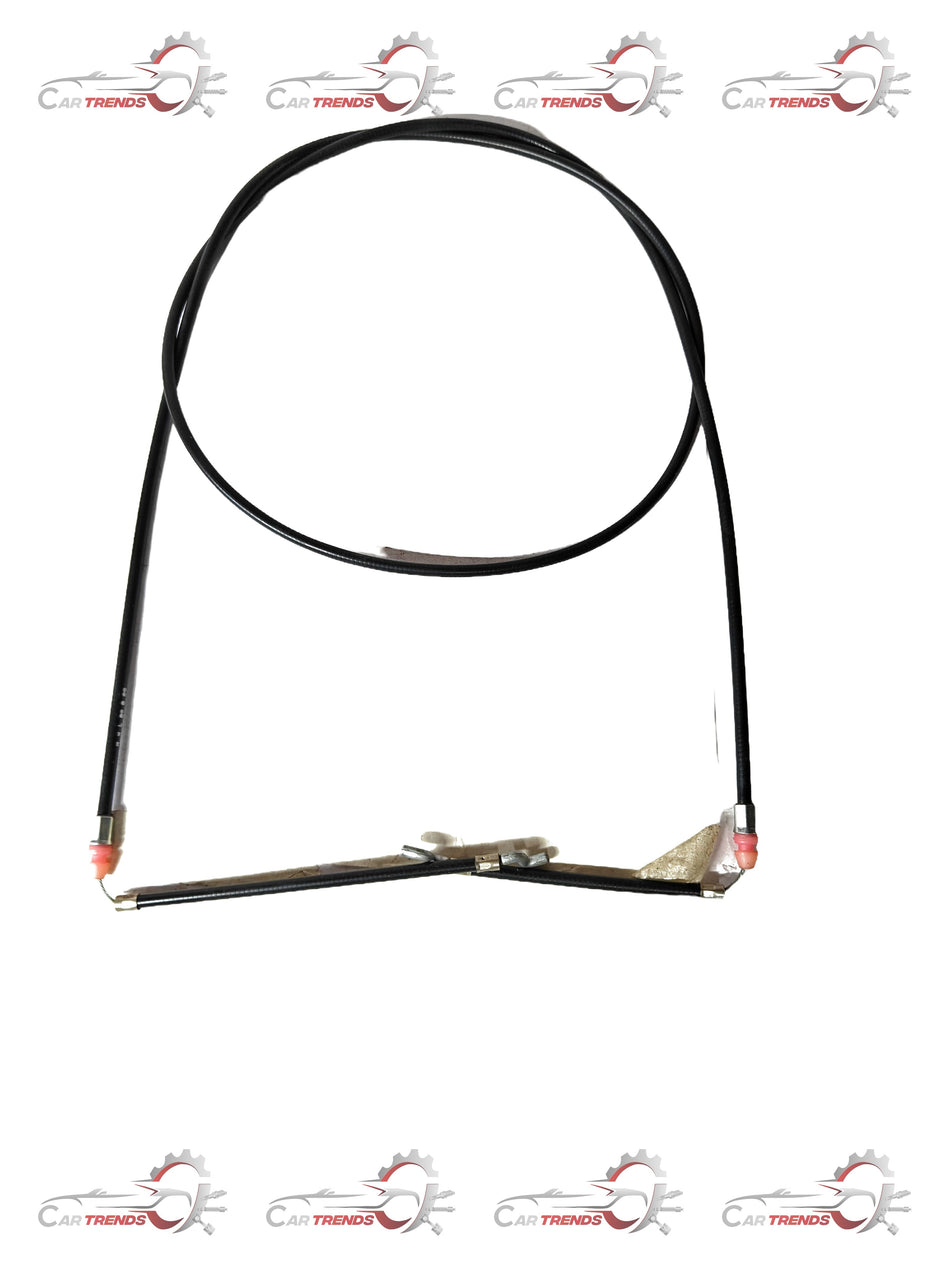 General Motors Tavera cable assembly, 1590mm length, for 2nd and 3rd row seating in a Tavera vehicle.