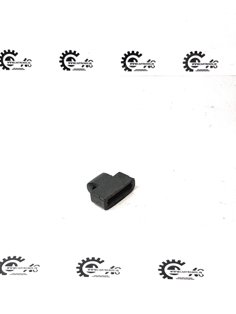 Rubber clamp for Tavera vehicle by General Motors, showing the sturdy, black rubber construction and fitting details.