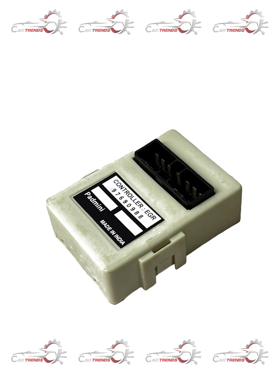General Motors EGR controller for Tavera T97690988, automotive part with visible electronic components and connectors.