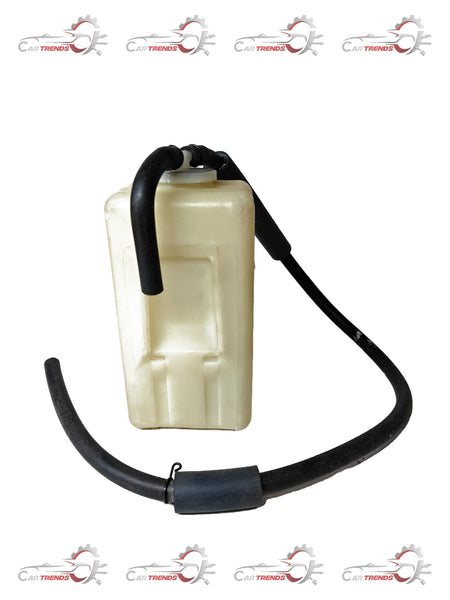 General Motors coolant bottle Tavera old model, plastic container with cap, used for vehicle cooling system.
