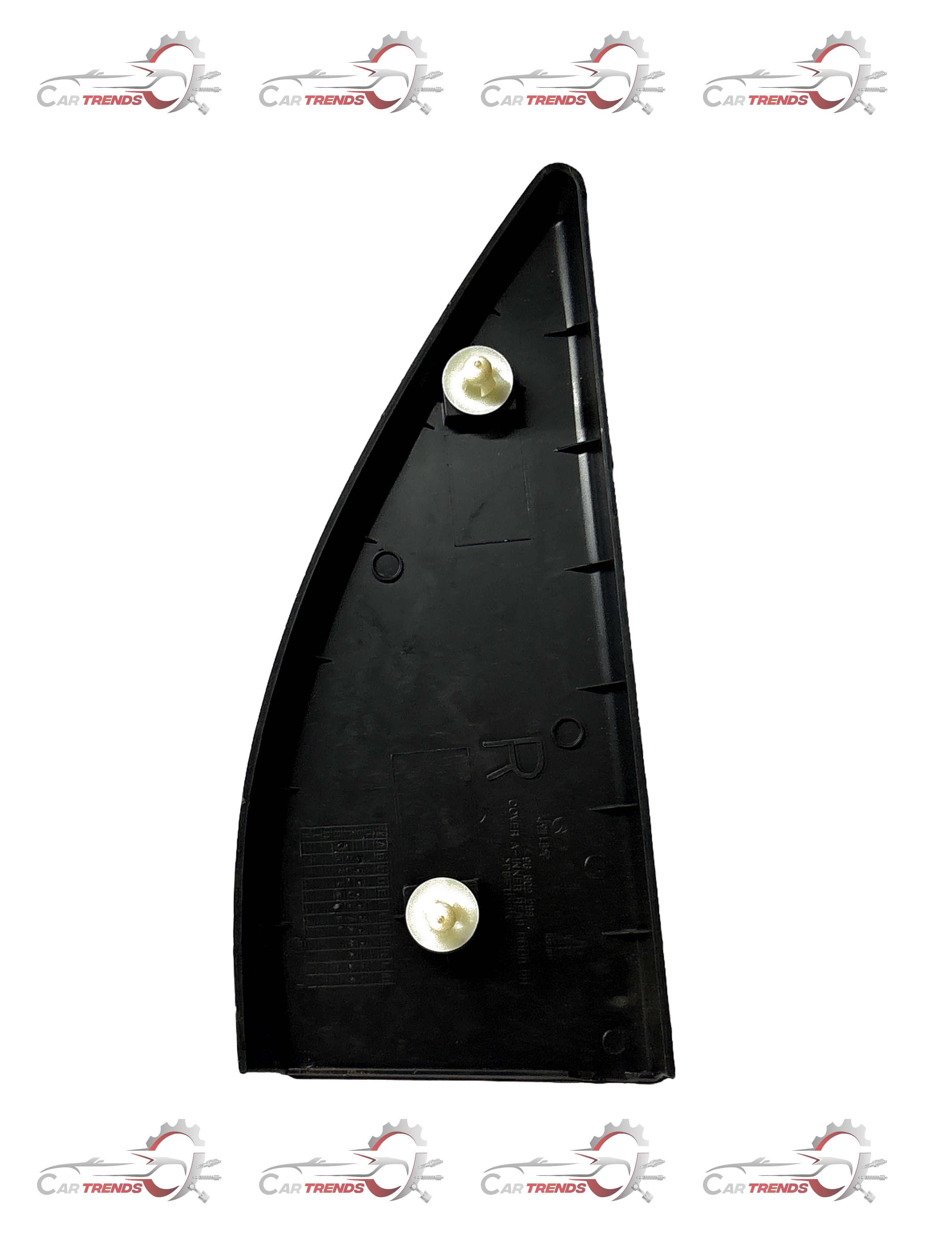 Rear right inner door cover for Chevrolet Spark by General Motors, showcasing the black plastic interior trim.