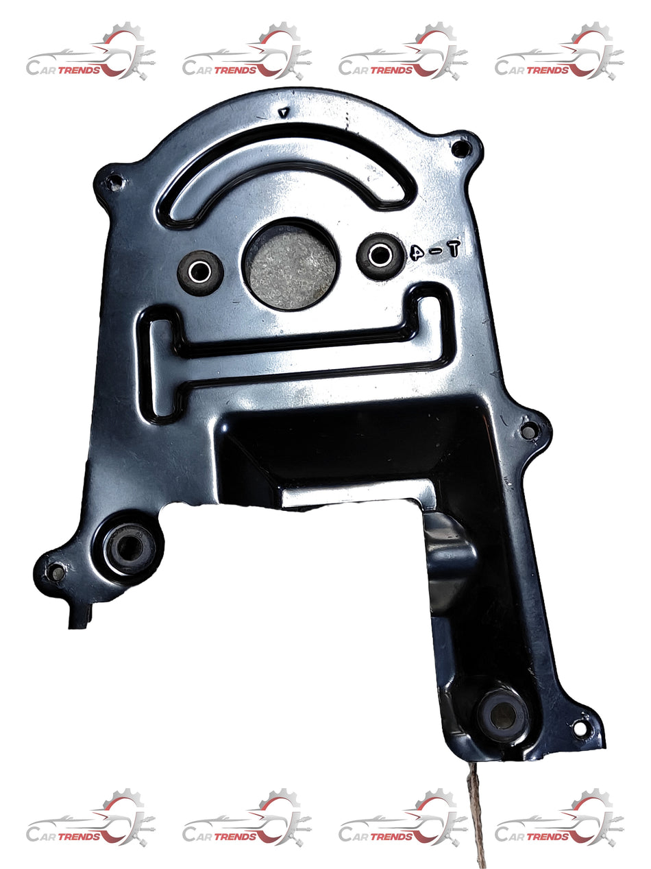 General Motors Cover A Timing Belt for Chevrolet Aveo J96325220, close-up view of the engine timing belt cover.