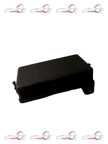 Black fuse cover assembly for General Motors vehicles, model J9066186, designed to protect fuse components.