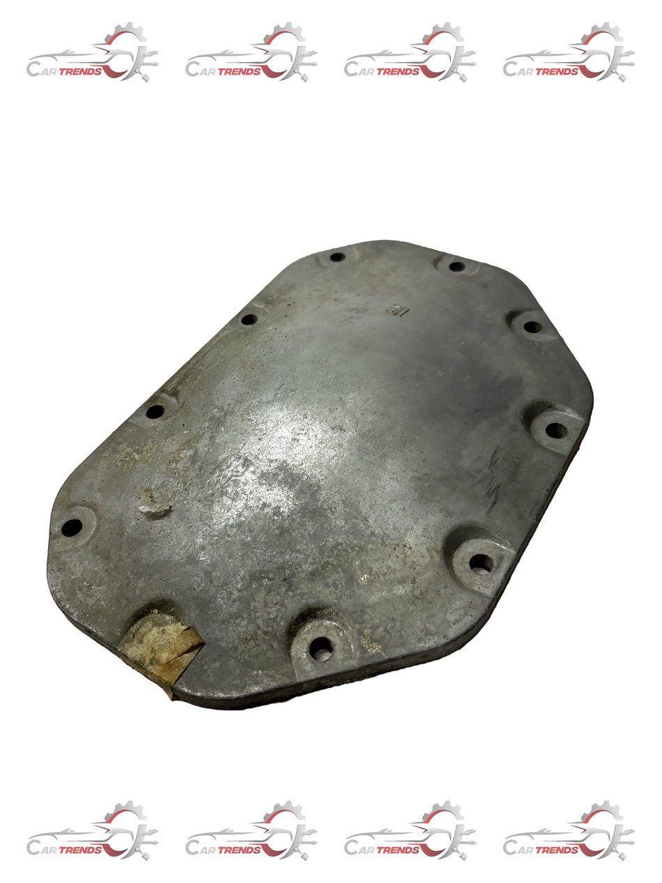 Front differential cover for General Motors vehicles, J90199030, durable metal construction, designed for vehicle protection and performance.