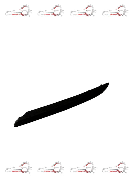 General Motors front bumper grille cover for Aveo, LH side, part number J96648787, shown in black plastic with grille design