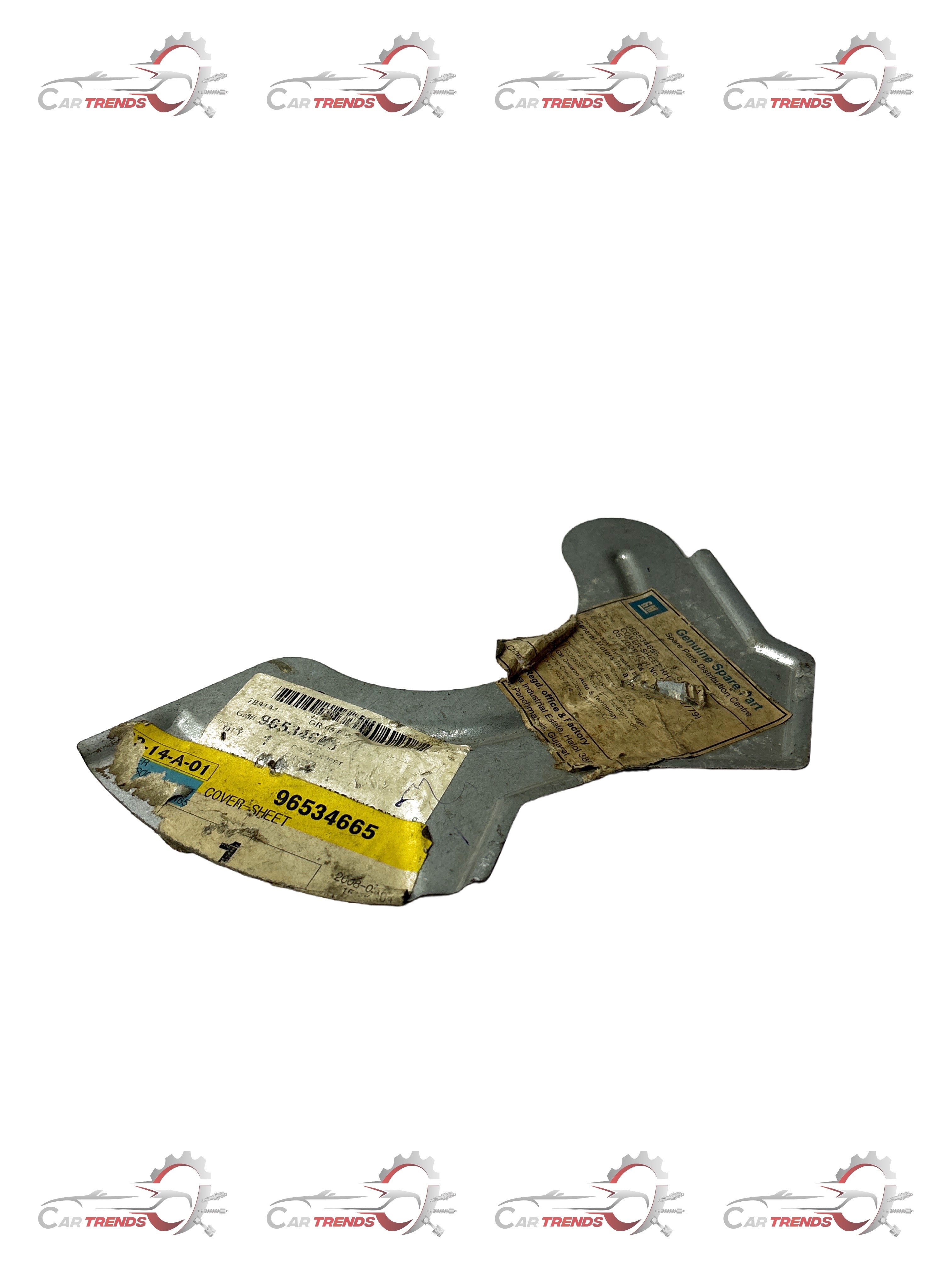 Cover sheet for RH side of Chevrolet Aveo, General Motors part J96534665, used as an automotive repair or replacement component.