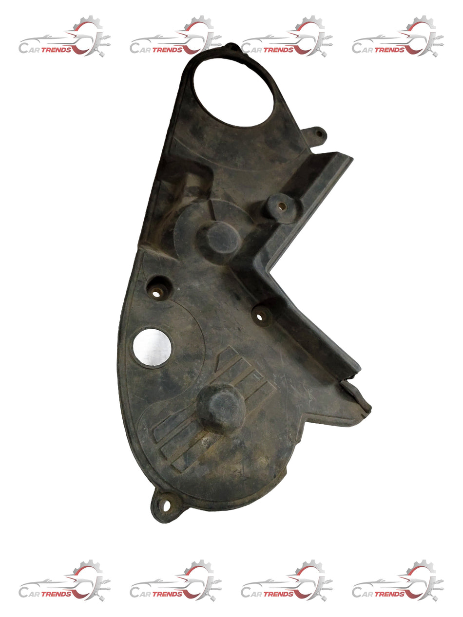 General Motors cover timing belt for Opel Optra petrol engine, part J96440354, shown on a vehicle engine.