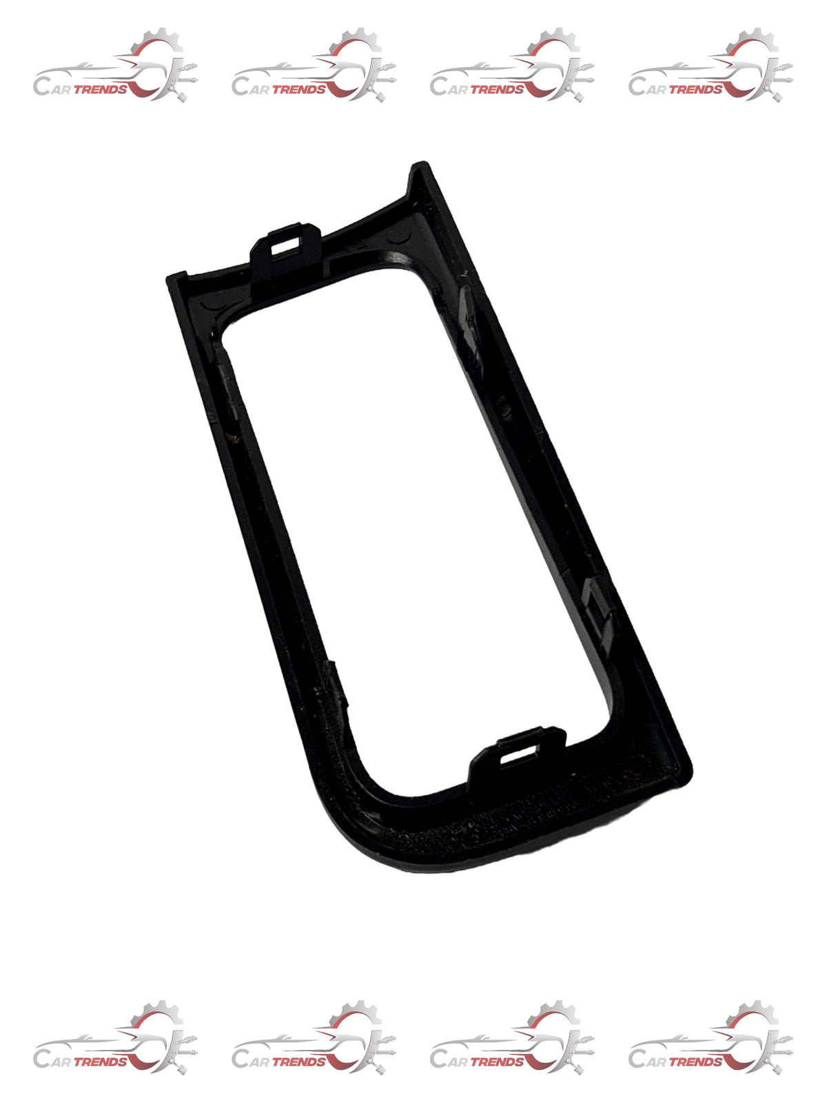 General Motors Optra front left door escutcheon in petrol color, OEM part J96548324 with a close-up view of the handle area.
