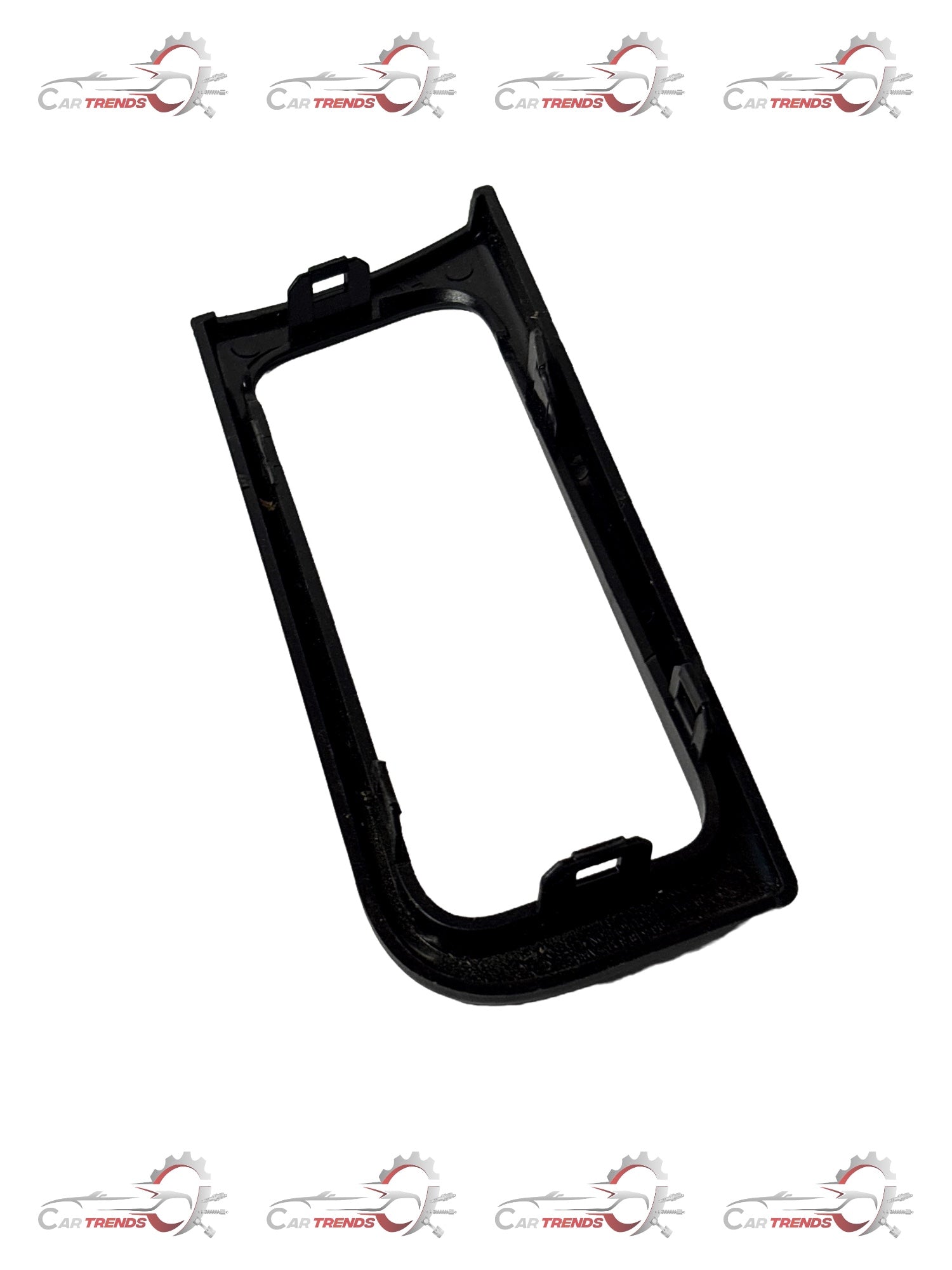 General Motors Optra front left door escutcheon in petrol color, OEM part J96548324 with a close-up view of the handle area.