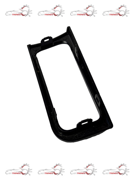 General Motors Optra front left door escutcheon in petrol color, OEM part J96548324 with a close-up view of the handle area.