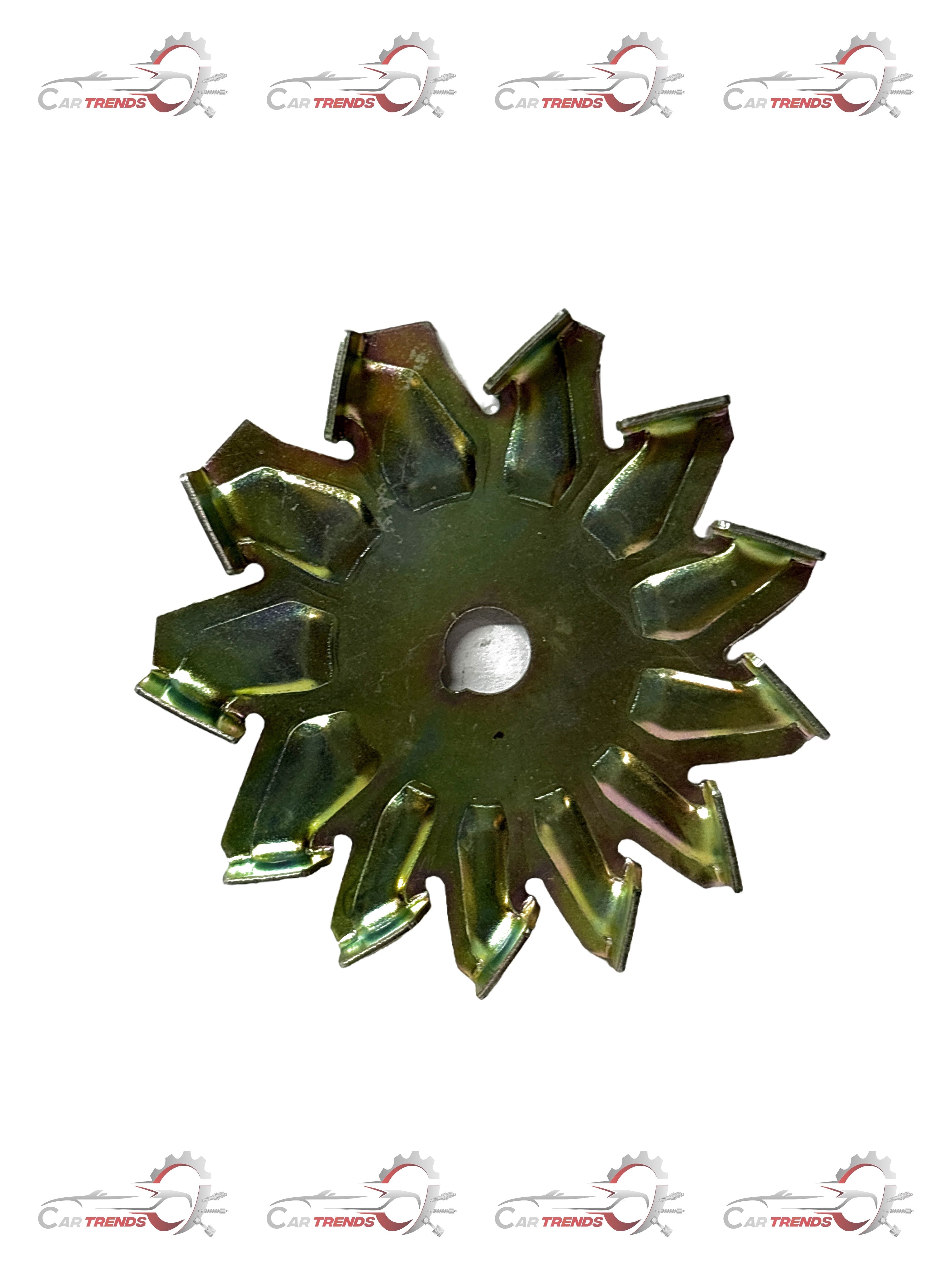 General Motors Tavera fan T97598180, automotive cooling fan for Tavera vehicle, shown in the product image.