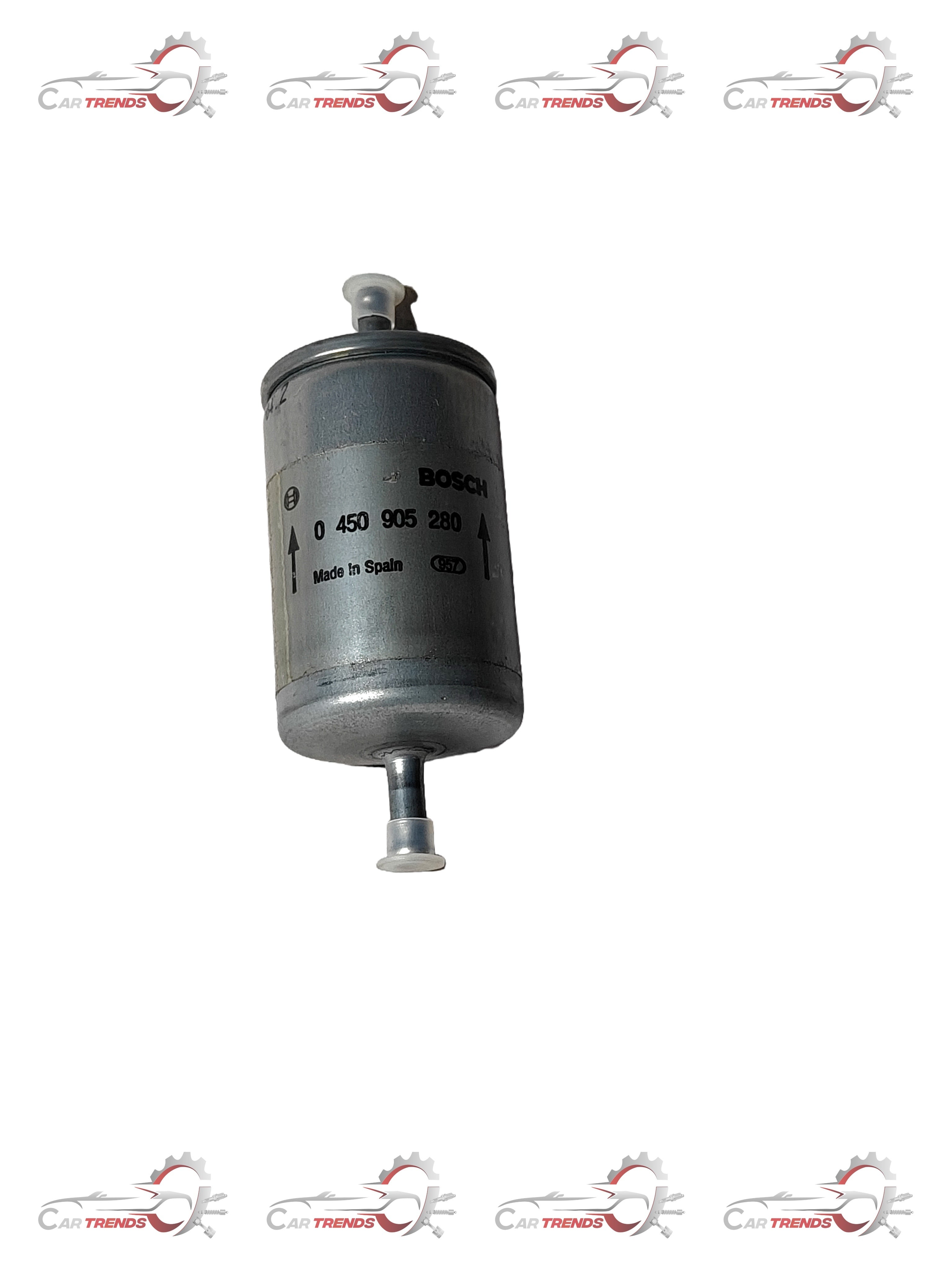 General Motors fuel filter for Astra, model 981249, showing the compact, cylindrical design suited for vehicle fuel system filtration.