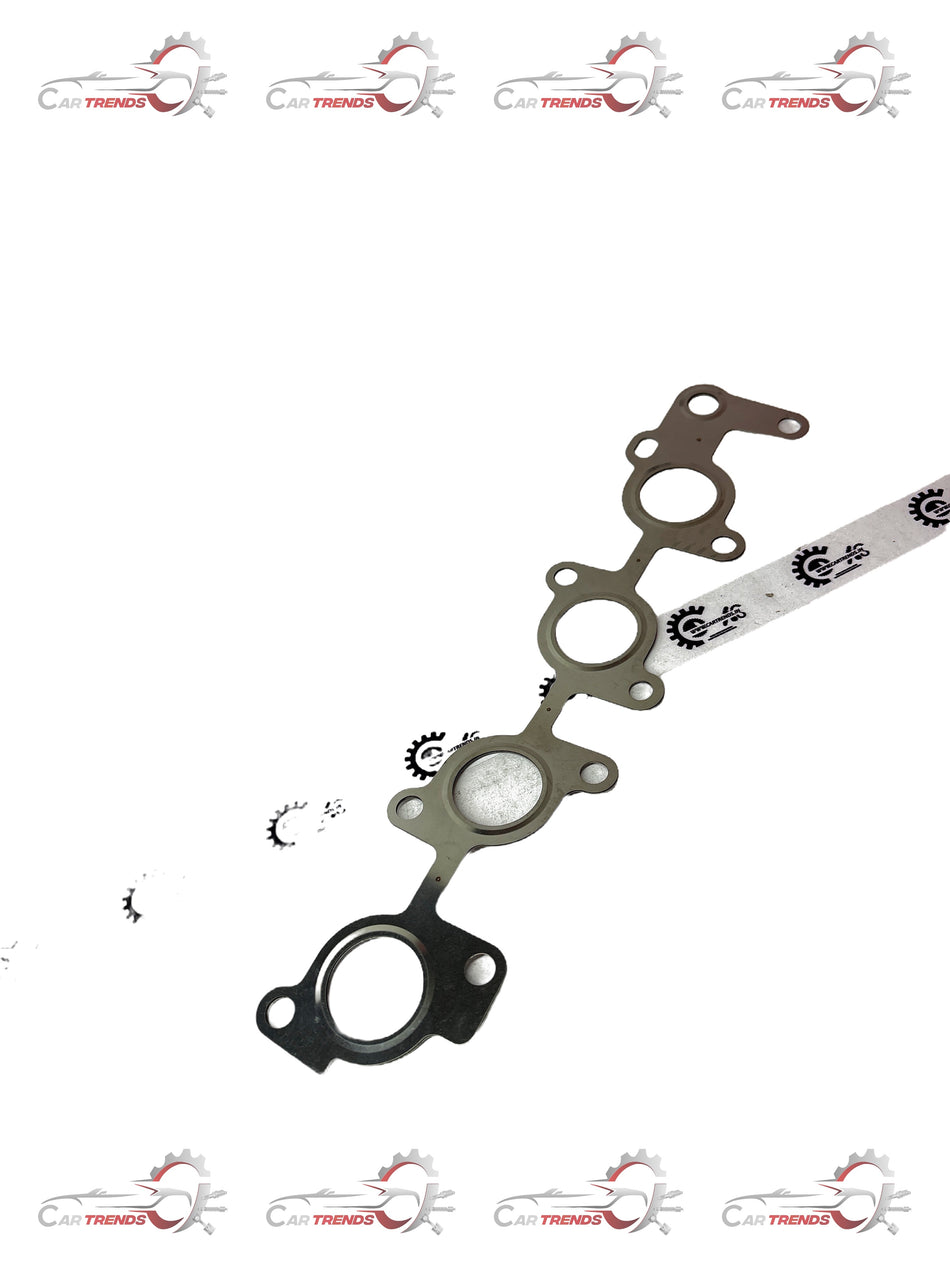 General Motors exhaust manifold gasket, J96416309, close-up view showing the rubber and metal sealing surface.